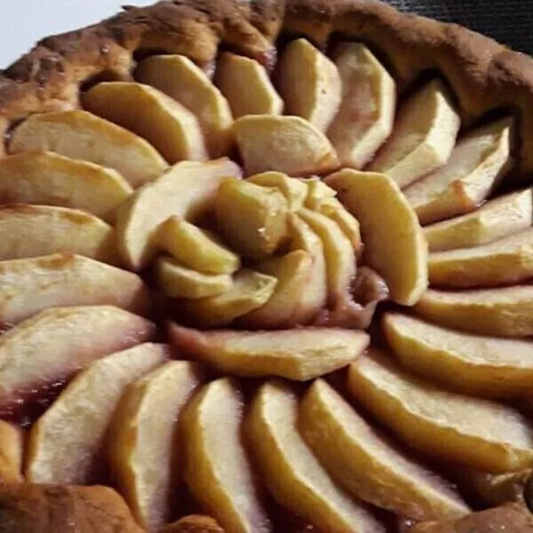 Tarte briochée aux pommes