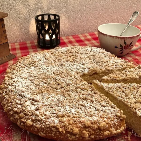 Tarte fleurie ou tarte Streussel