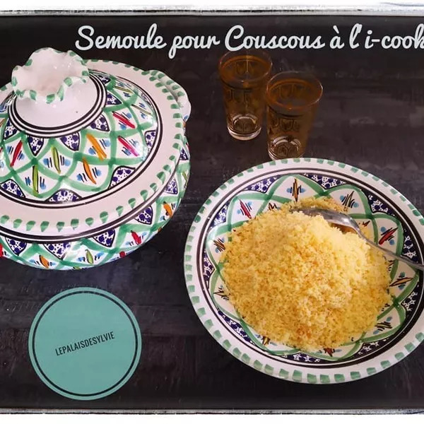 Semoule pour couscous cuisson vapeur au i-cook'in