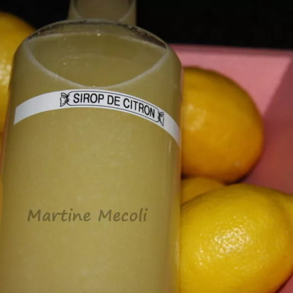 Sirop de citron sans cook'in