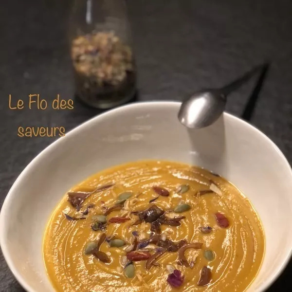 Velouté de courge Butternut rôtie au curry