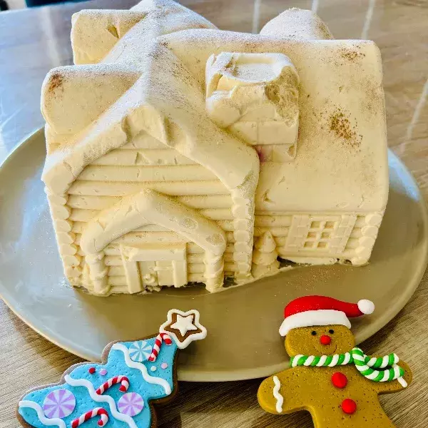 Chalet vanille framboise