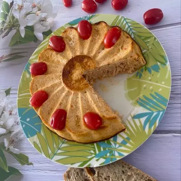 flower flan thon tomate