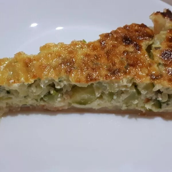 Tarte aux courgettes et Boursin