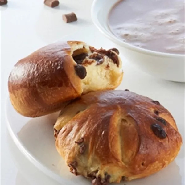 Briochettes aux chunks de chocolat au lait