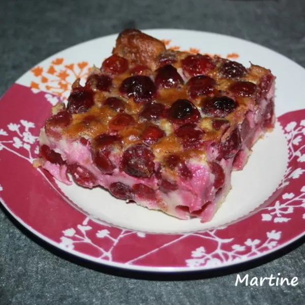 Clafoutis aux cerises pour grande tablée