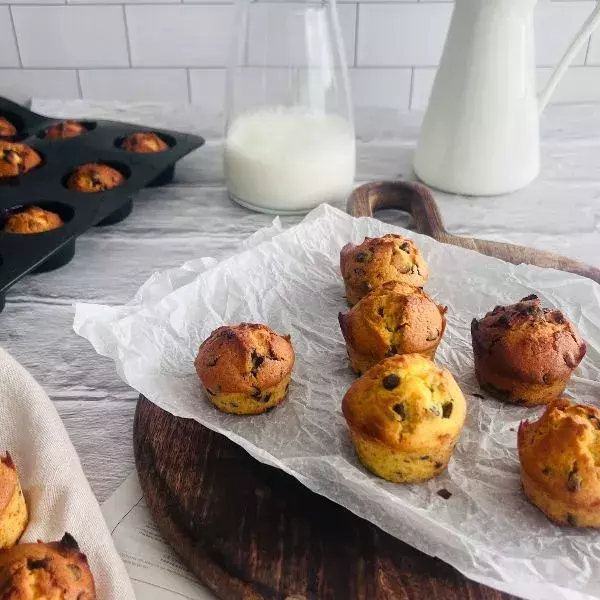 Muffins américain aux pépites de chocolat