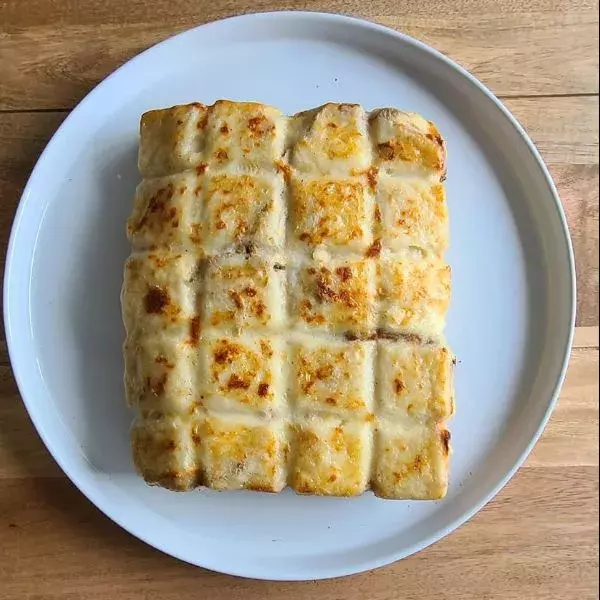 cubi croque gratiné à la béchamel