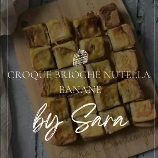 Croque brioche nutella banane