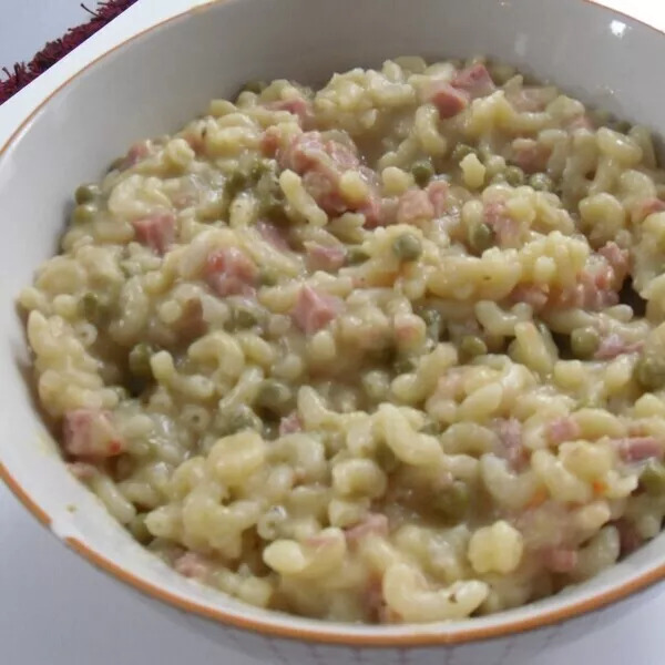 Risotto de Coquillettes Jambon Petit Pois