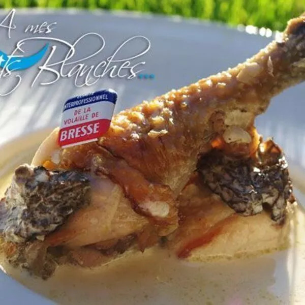 Le Traditionnel poulet de Bresse à la crème, façon "Mère Blanc" version I-Cook'in