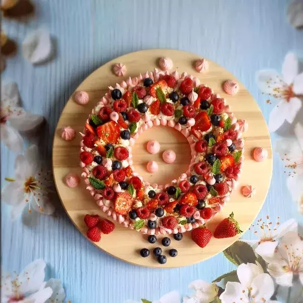 pavlova aux fruits rouges