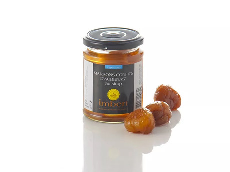 Marrons confits d'Aubenas au sirop 370 g