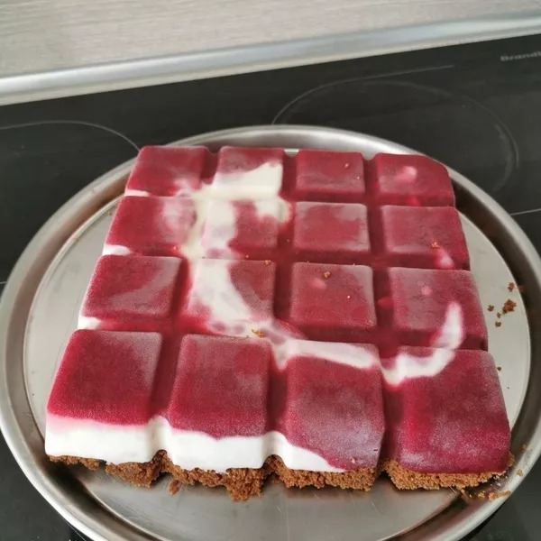 Cheesecake à la framboise