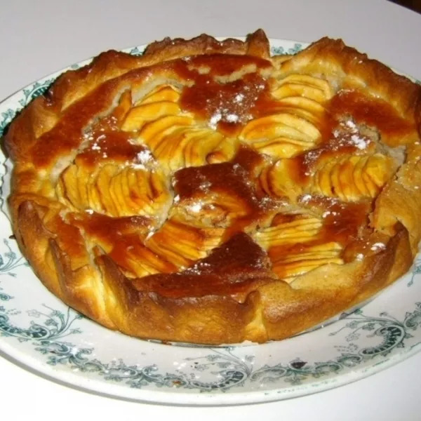 Tarte amandine aux pommes