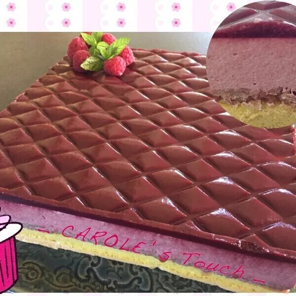 Entremets framboise