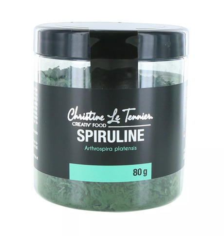 Spiruline Française en paillettes, 80 g