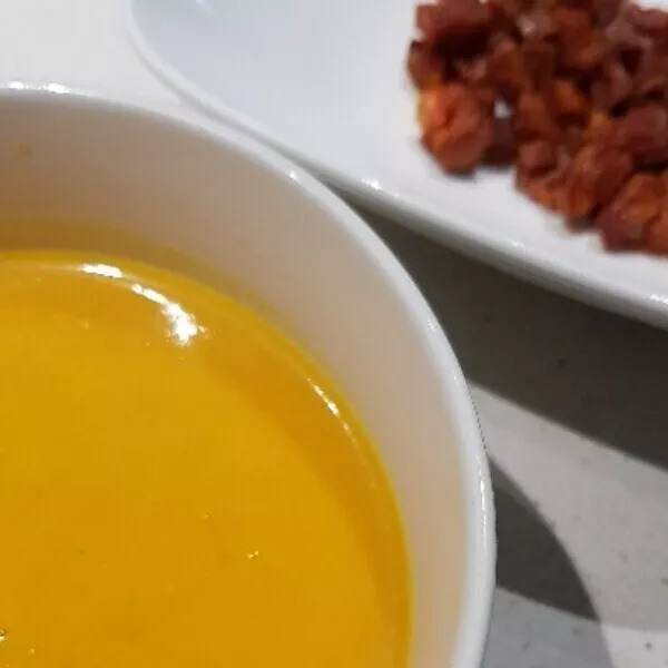 Potage Butternut/ chorizo(ou potiron)