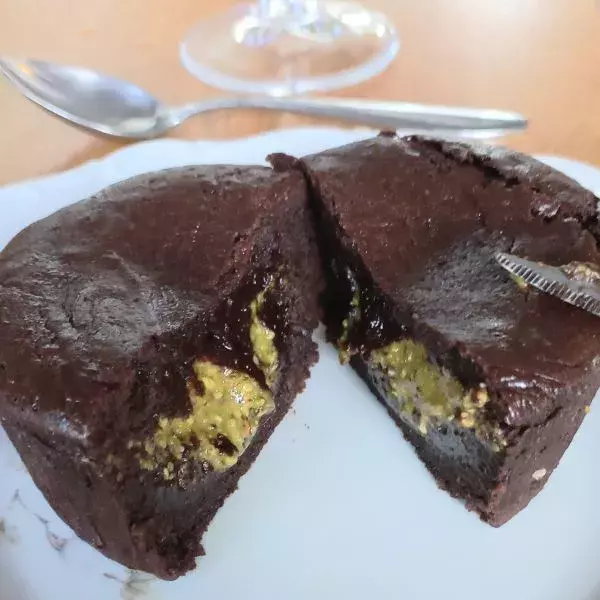 Mini moelleux chocolat/ pistache