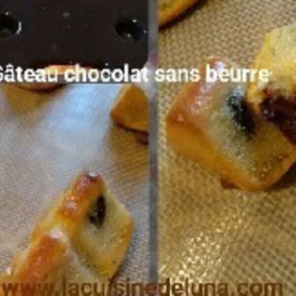 Gâteau fondant banane chocolat sans beurre