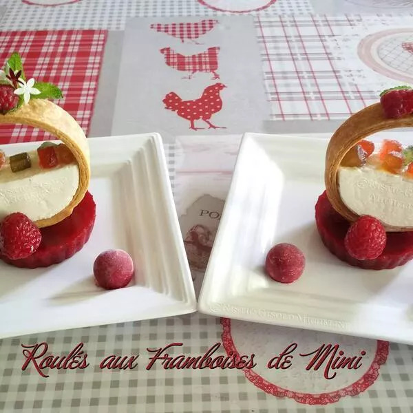 Roulés aux framboises de Mimi