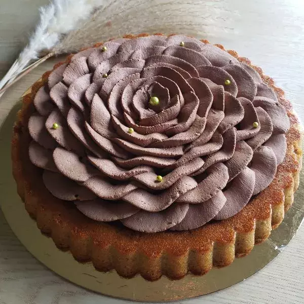 Délice renversée chocolat noisette