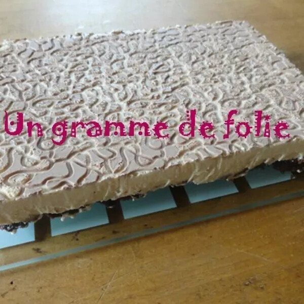 Mousse de Bailey's sur biscuit fondant au chocolat