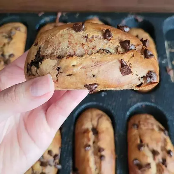 Briochette aux pépites de chocolat