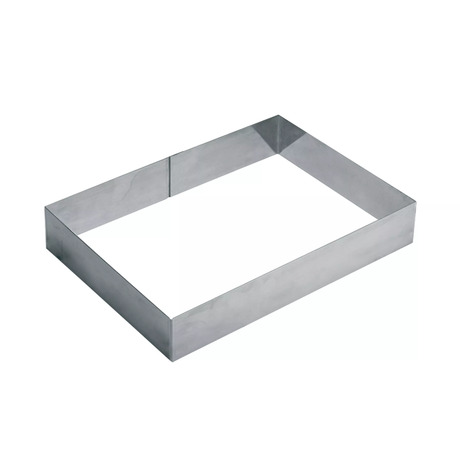 Cadre Rectangulaire inox pour 20/24 parts