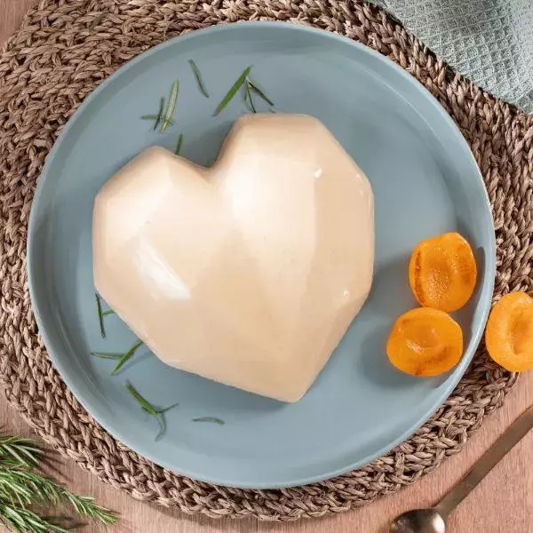 Cœur glacé abricot romarin 