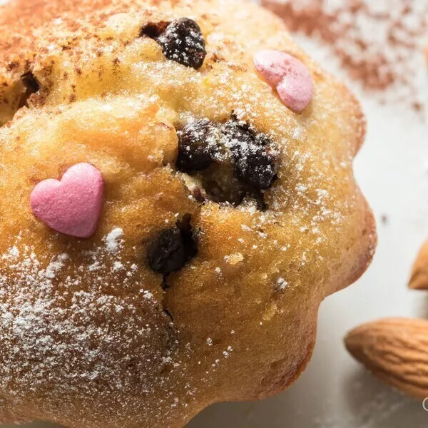 Briochettes à l'okara d'amande, pépites choco - IG bas façon "pitch" version saine