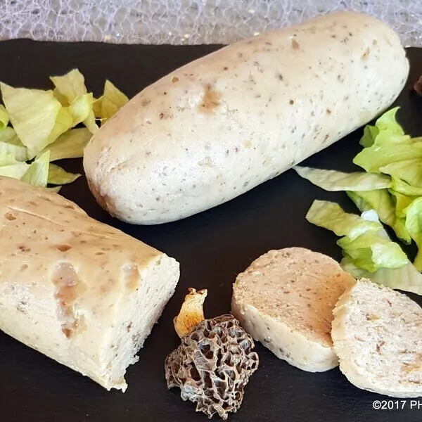 Boudin blanc aux morilles