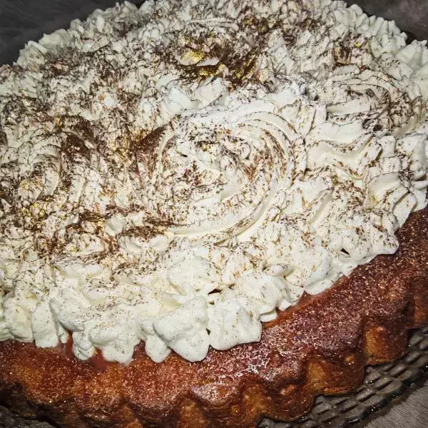 Tarte renversée vanille avec sa purée de fraise, chantilly mascarpone vanillée 