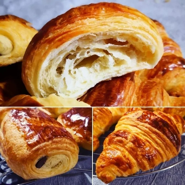 Croissants et pains au chocolat 