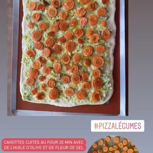 Pizza aux légumes 