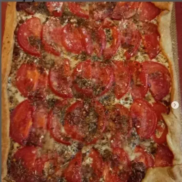 tarte rustique tomate figue chevre miel