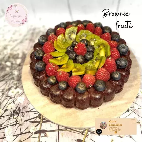 Brownie fruité