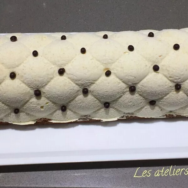 Bûche poire-chocolat