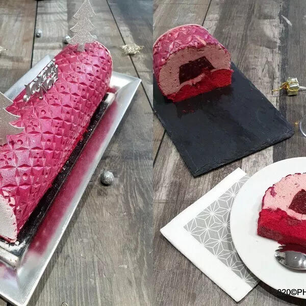 Raspberry, ma bûche tout framboise