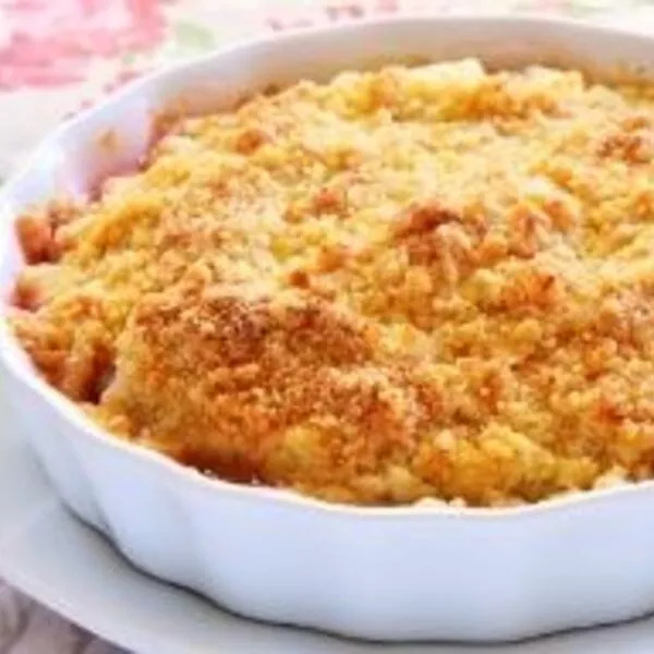 Crumble aux poires