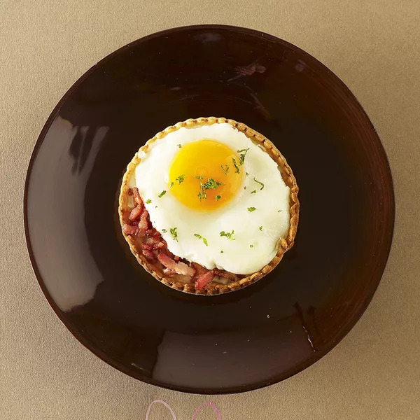 Tartelettes aux lardons et aux oeufs