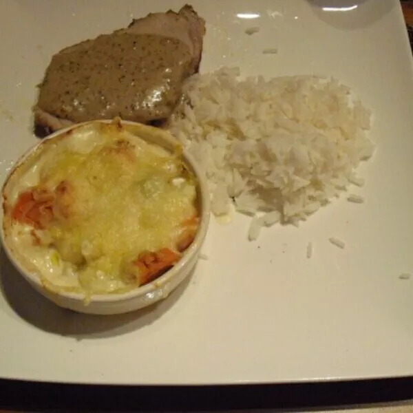 Trio de légumes gratinés 