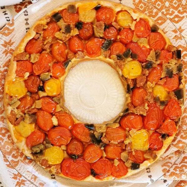 Tatin de tomates cerises au choziro 