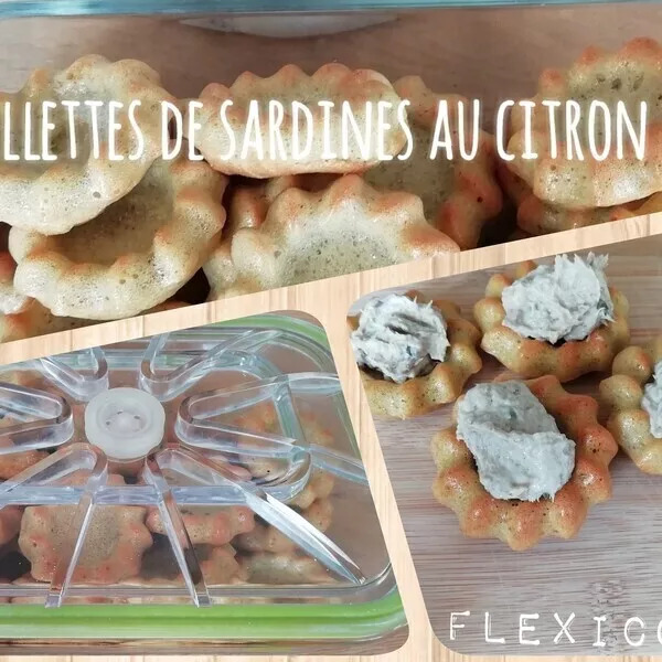 Rillettes de sardines au citron vert & mini saint honorés soufflés