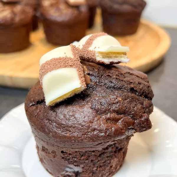 Muffins kinder bueno white