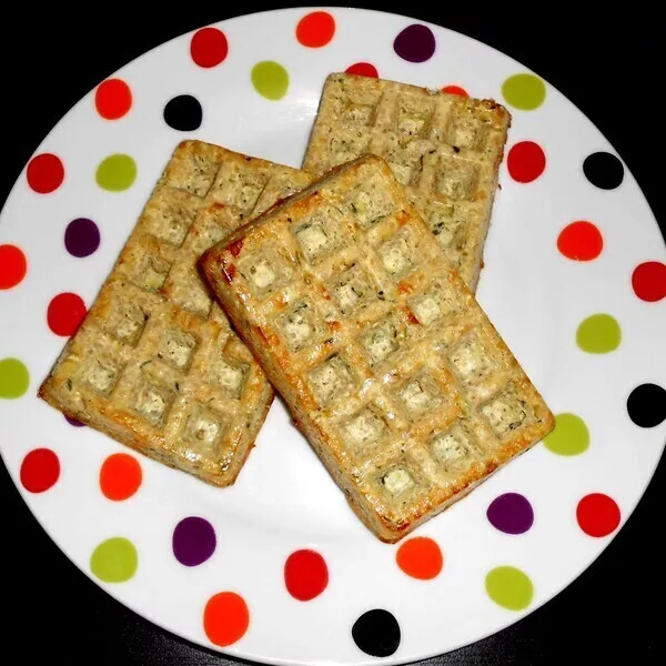 Gaufre quinoa et courgette