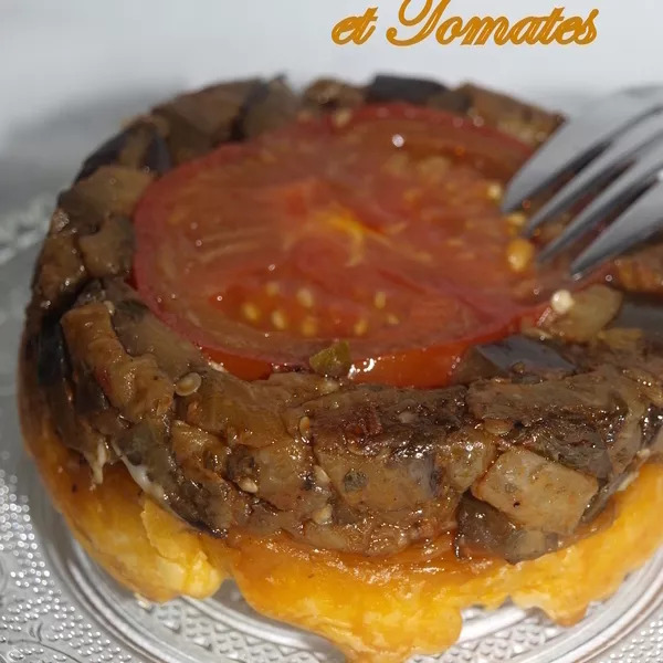 Tatins d'aubergines et tomates