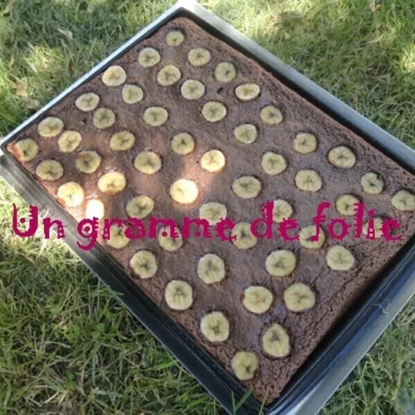 Petits carrés banane Nutella