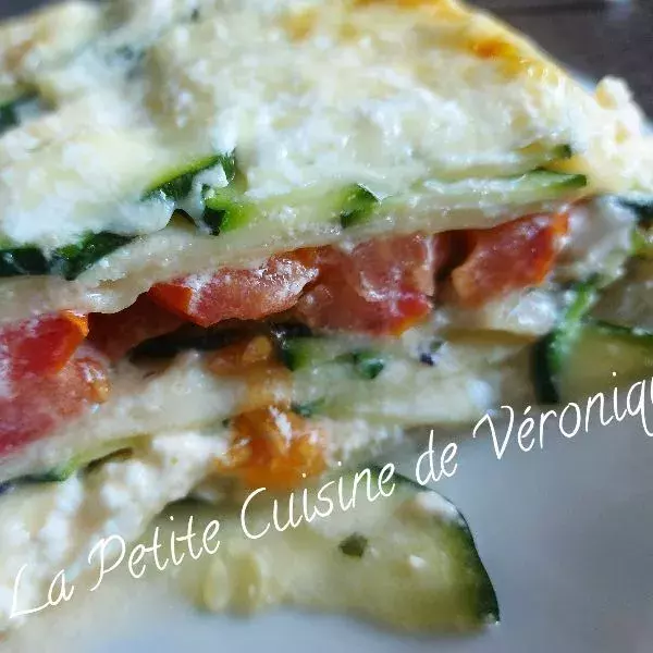 Lasage de courgettes feta à ma façon