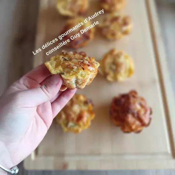 Flan poireaux lardons